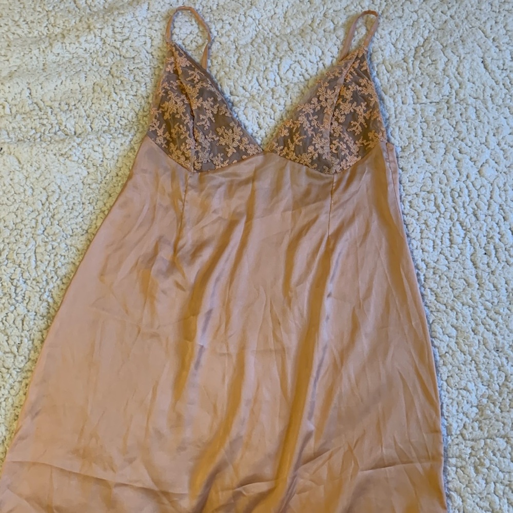 For love and lemons silk slip dress size M